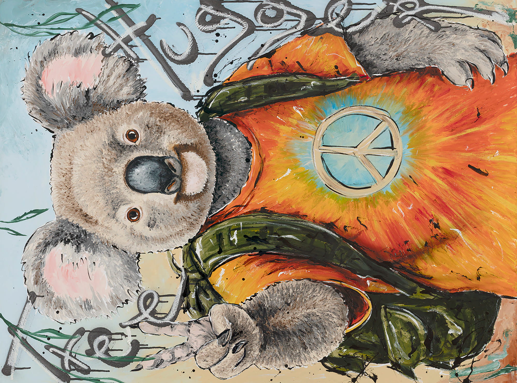 The Space Cowboy (Australian, b.1978)Tree Hugger