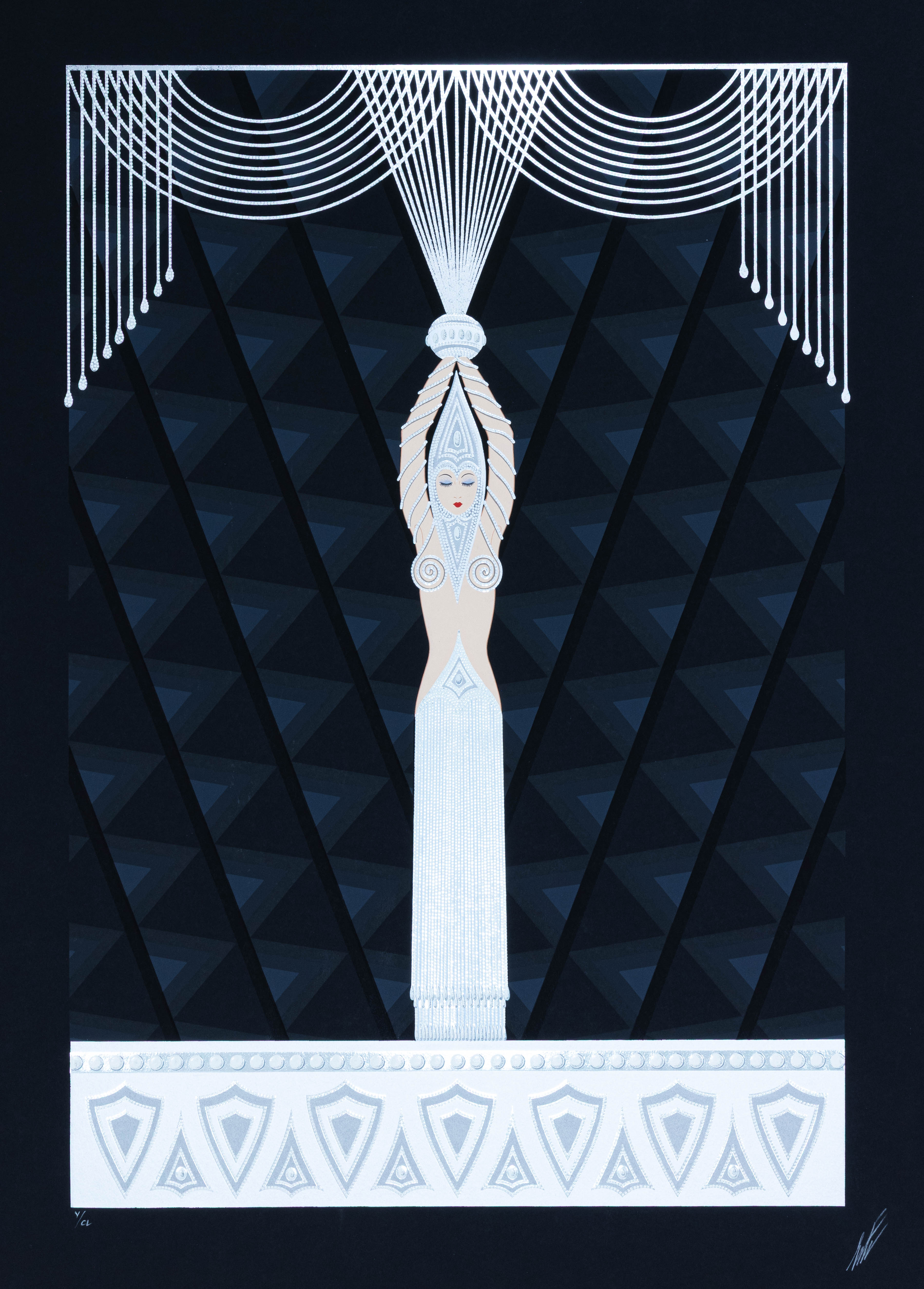 Erte aka Romain de Tirtoff (French, 1892-1990)Pearls and Diamonds