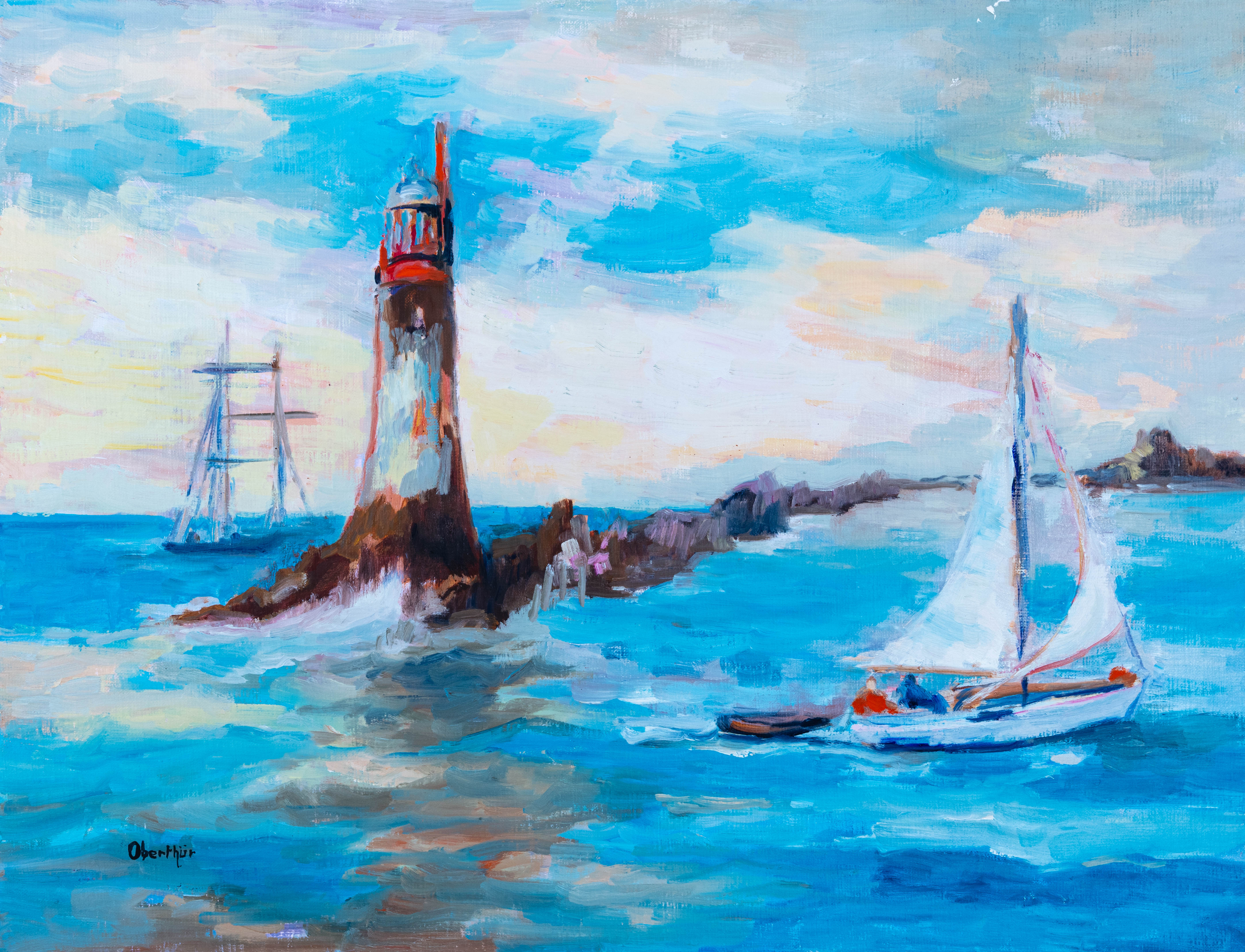 Christine Oberthur (French, b.1939)Phare du Grand Jardin