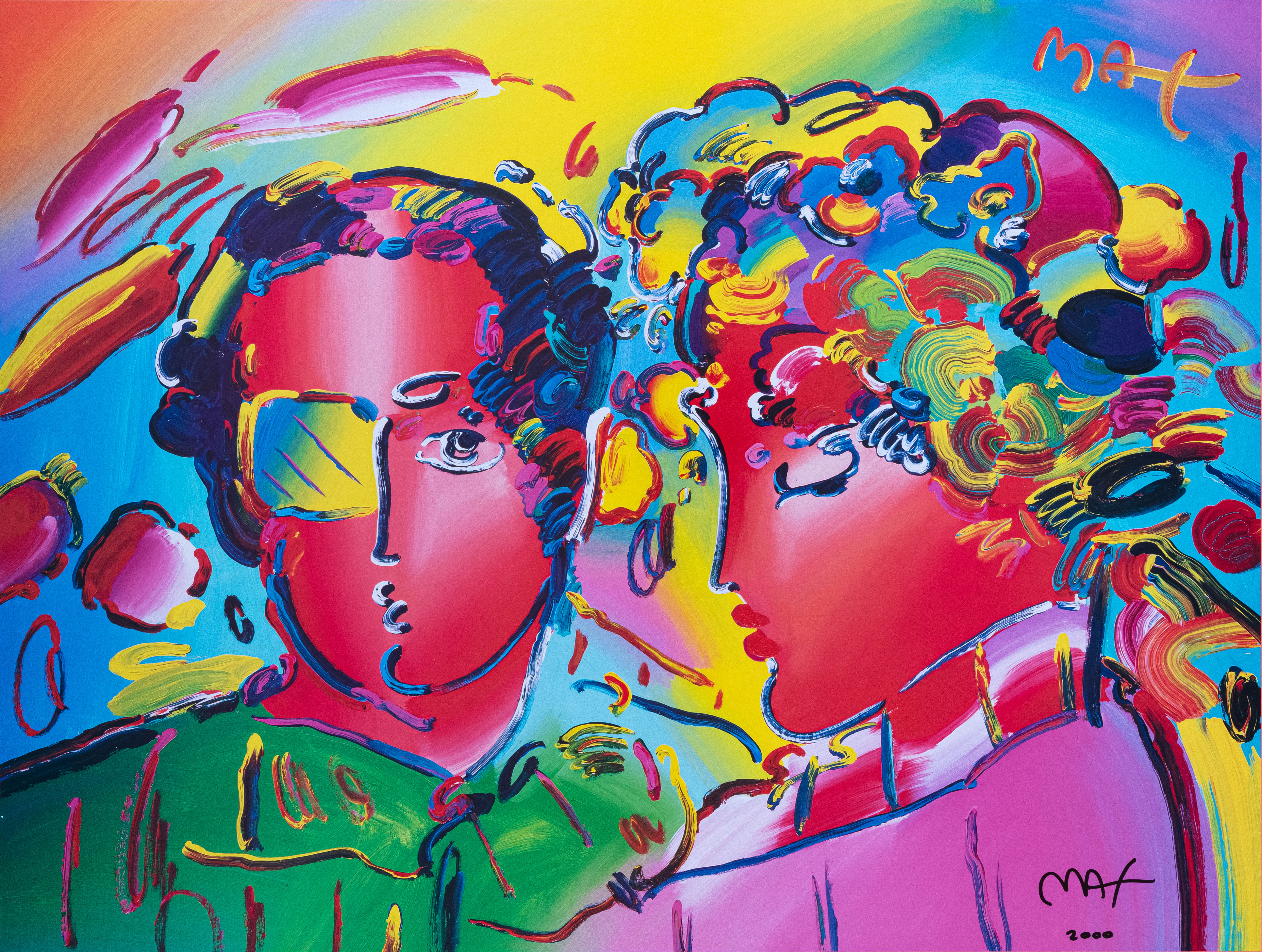 Peter Max (German, 1937-2026)Zero in Love