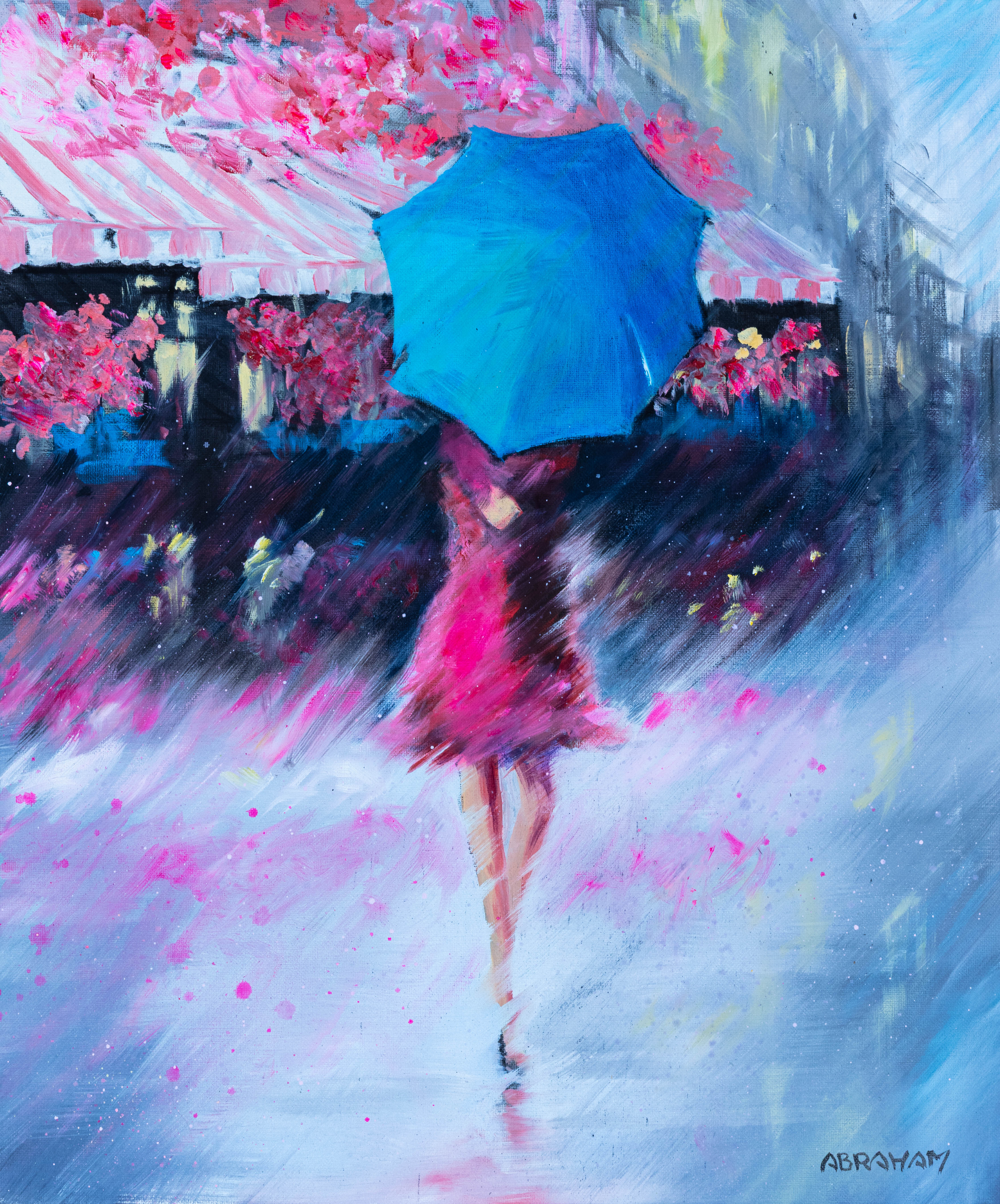 Patrick Abraham (French, b.1955)Orage en Rose