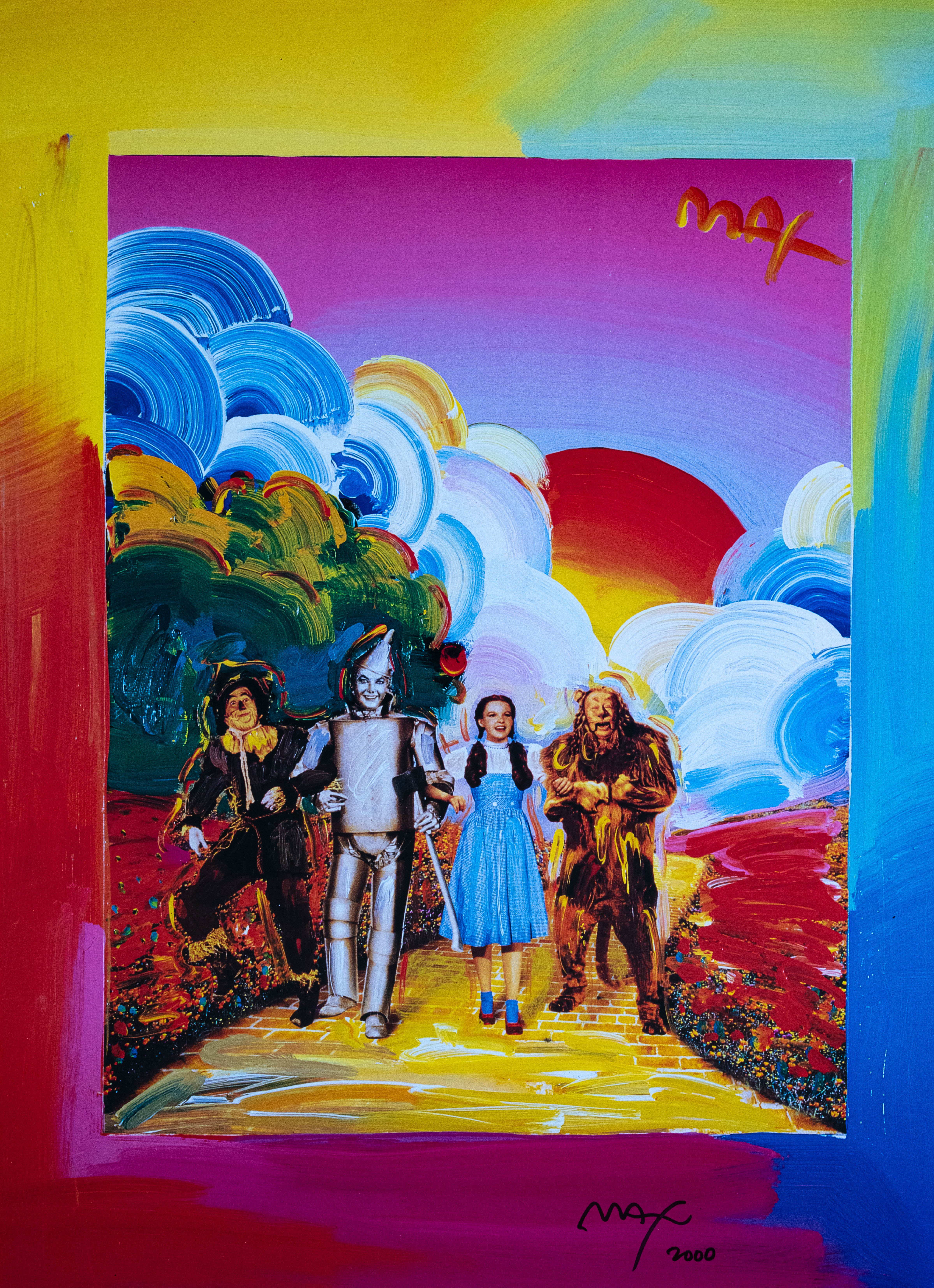 Peter Max (German 1937-2026)Yellow Brick Road